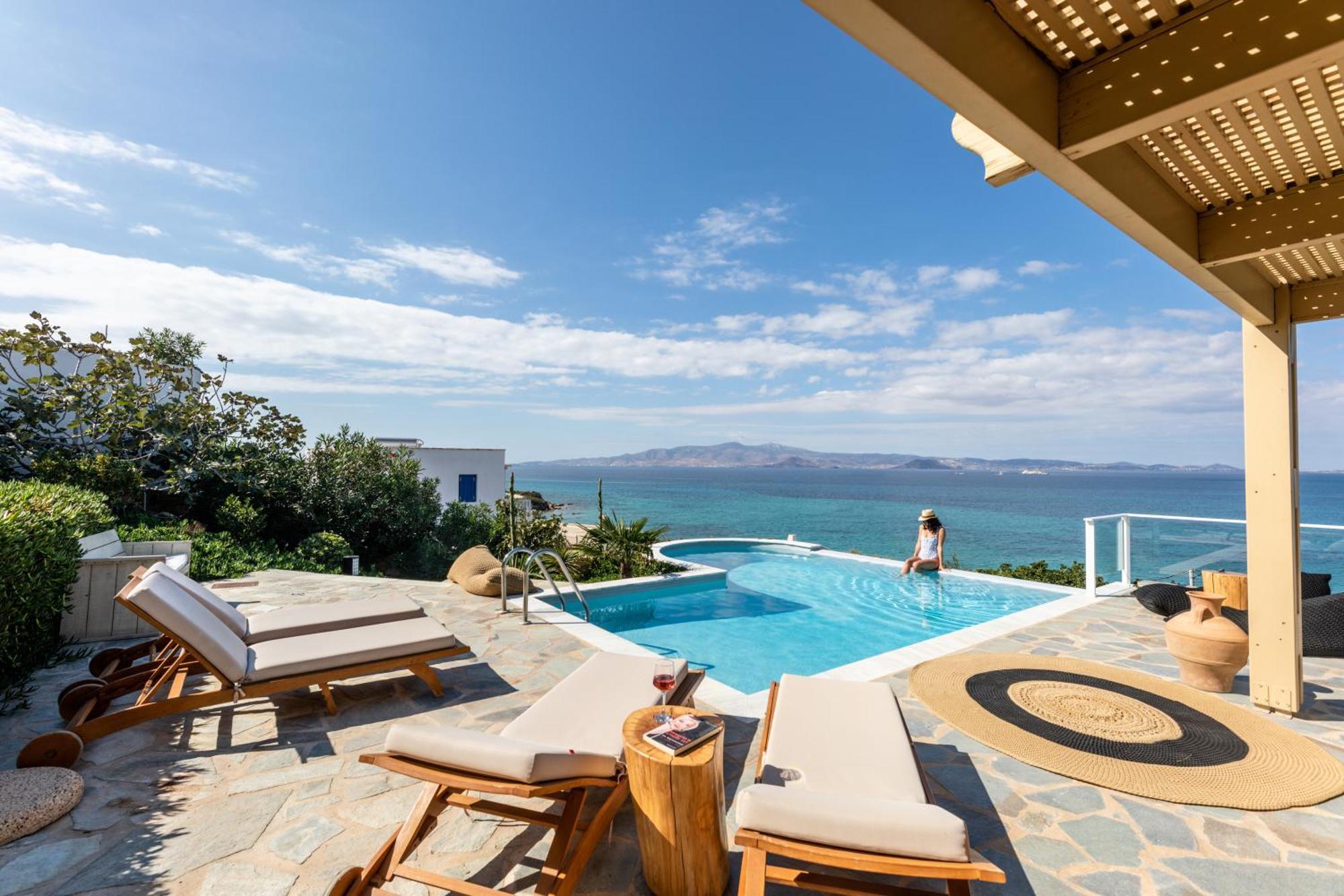 Villa Paradise In Naxos Pláka الغرفة الصورة