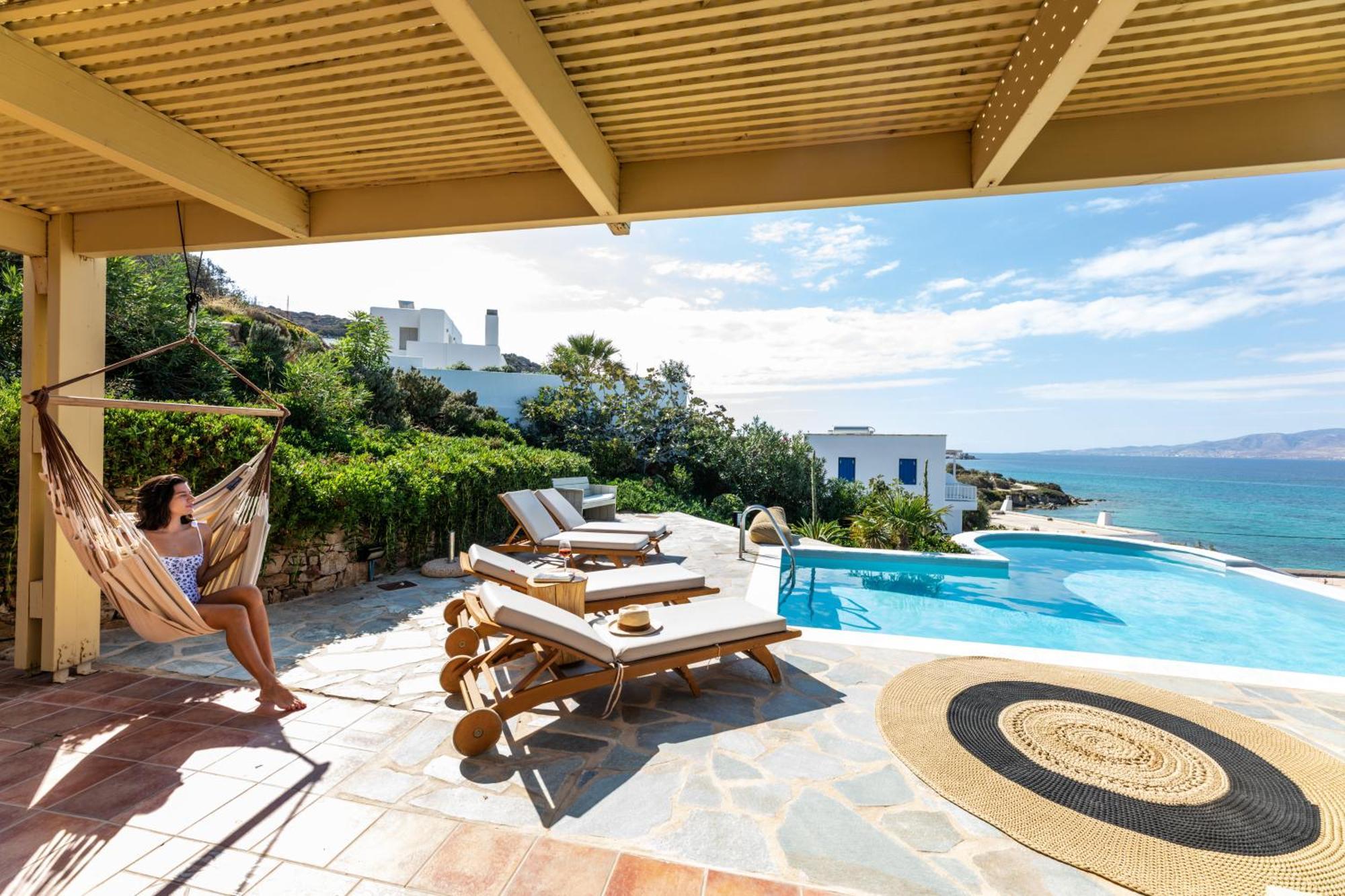 Villa Paradise In Naxos Pláka الغرفة الصورة
